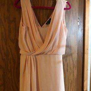 Blush cocktail dress